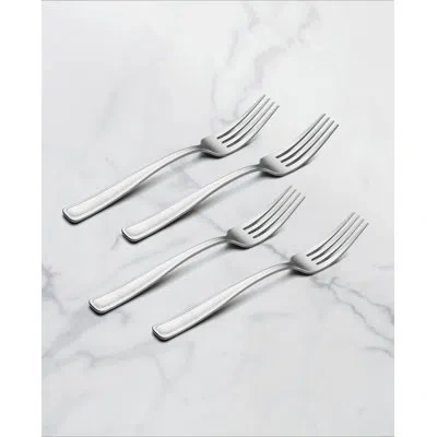 Oneida Reid Satin Salad Forks, Set Of 4