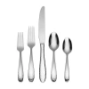 Oneida Reyna 45-pc. Hammered Flatware Set In Gray