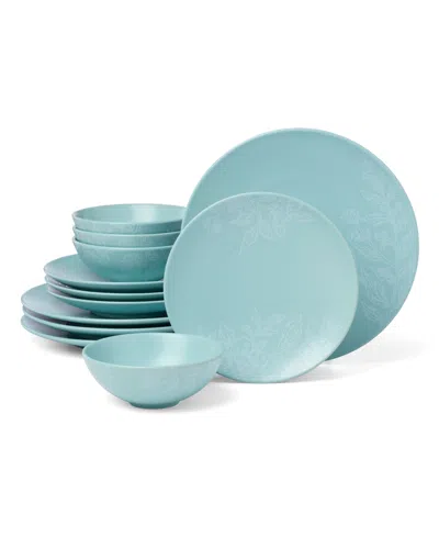 Oneida Roseto 12 Pc. Dinnerware Set, Service For 4 In Blue