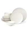 Oneida Roseto 12 Pc. Dinnerware Set, Service For 4 In White