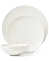 Oneida Roseto 12-piece Dinnerware Set In White