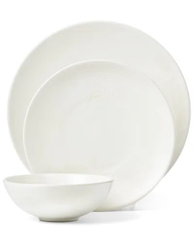 Oneida Roseto 12-piece Dinnerware Set, White
