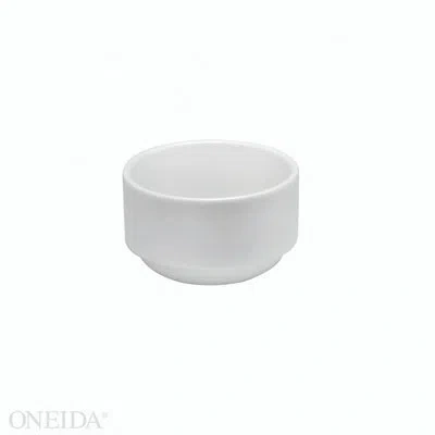 Oneida Royale Stacking Bouillons, 9.5 Oz, By Sant' Andrea In Bright White