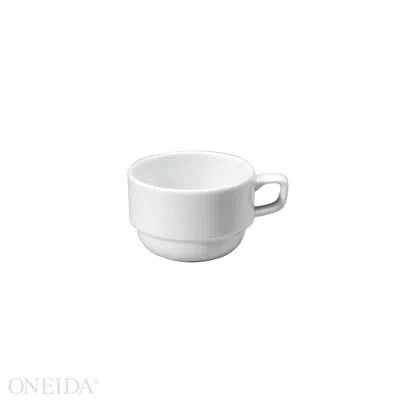 Oneida Royale Stacking Cups, 3.5 Oz, By Sant' Andrea In Bright White