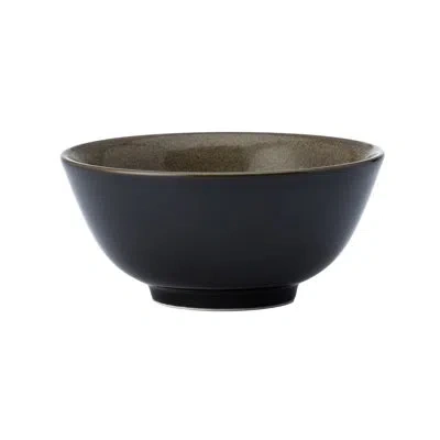 Oneida Rustic Chestnut Bowls, 7 Oz, By Luzerne In Brown;navy