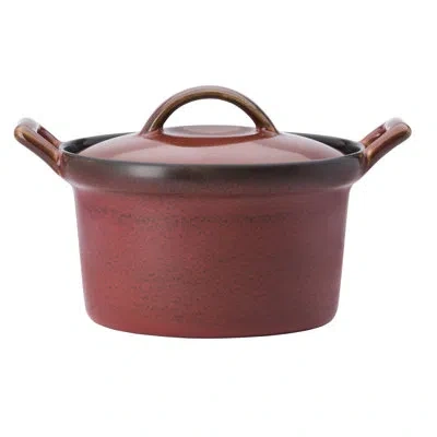 Oneida Rustic Crimson Casserole Dishes, 16 Oz, By Luzerne In Red