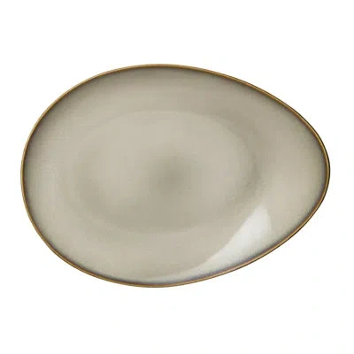Oneida Rustic Sama Eclipse Plates, 14", By Luzerne In Sama;natural
