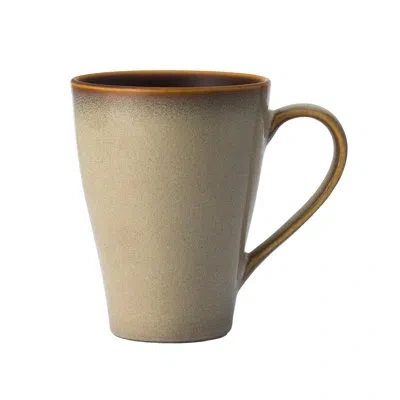 Oneida Rustic Sama Mugs, 9 Oz, By Luzerne In Sama;natural