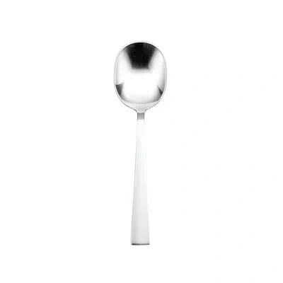 Oneida Satin Fulcrum Bouillon Spoons By Sant' Andrea (18/10)