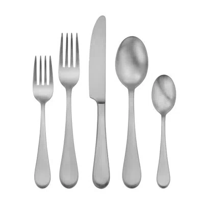 Oneida Satin Icarus 45 Piece Flatware Set, Service For 8