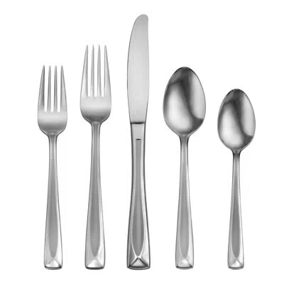 Oneida Satin Lincoln 45 Piece Flatware Set, Service For 8