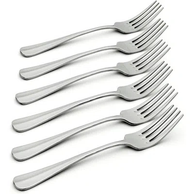 Oneida Savor Dinner Forks, Set Of 6 In Silver