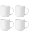 Oneida 365 Collection 24/7 Mugs, Set Of 4 In White