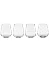 Oneida Mingle Stemless Wine Glasses, Set Of 4