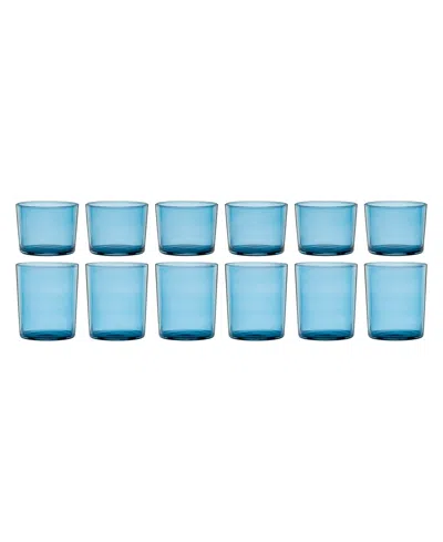 Oneida Stackables Drinkware, Set Of 12 In Blue