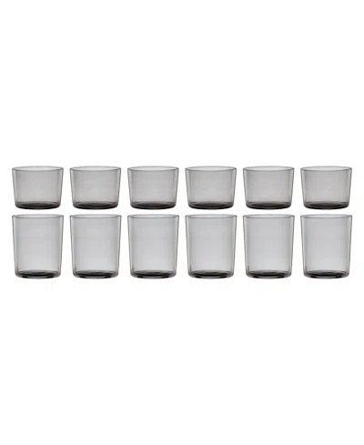 Oneida Stackables Smoke Drinkware, Set Of 12