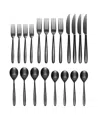 Oneida Storm Black 20 Piece Everyday Flatware Set, Service For 4 In Metallic