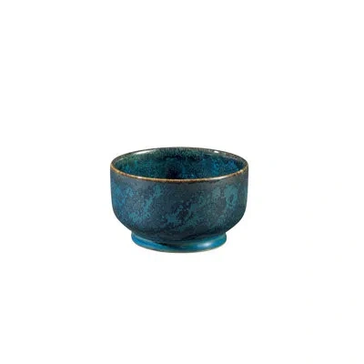 Oneida Studio Pottery Blue Moss Footed Ramekin, 3 3/4 In By  (case Of 24) (porcelain)