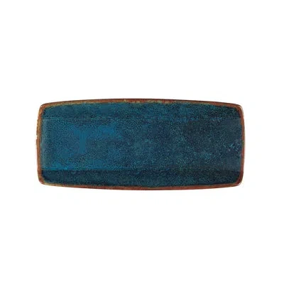 Oneida Studio Pottery Blue Moss Sushi Plate, 11" X 4 5/8" By  (case Of 24) (porcelain)