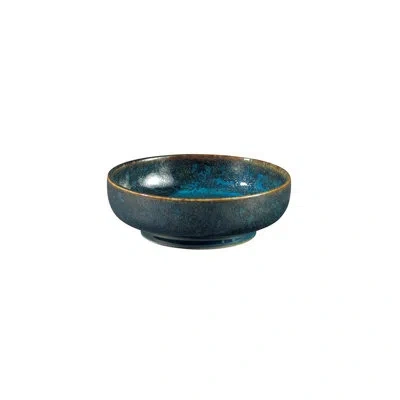 Oneida Studio Pottery Footed Ramekin, 4 3/4 In By  (case Of 24) (porcelain) In Blue Moss