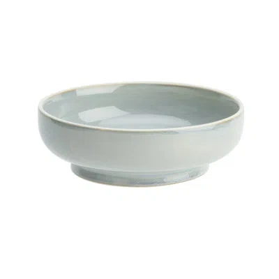 Oneida Studio Pottery Stratus Footed Ramekin, 4 3/4",by  In Light Gray