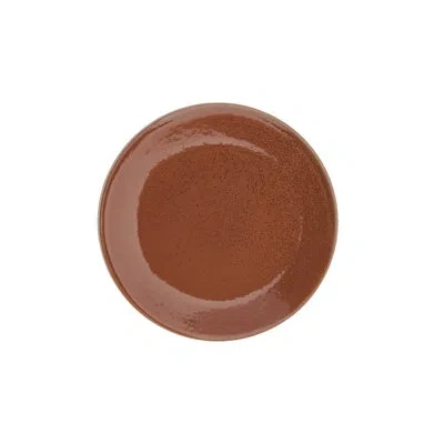Oneida Terra Verde Cotta Coupe Plates Round, 8.25",by  In Terra Cotta