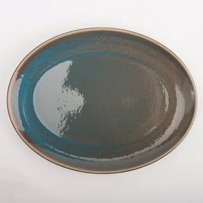 Oneida Terra Verde Dusk Coupe Oval Platter, 13 In By  (case Of 12) (porcelain)