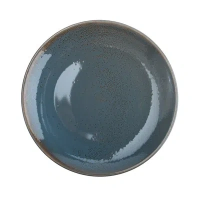 Oneida Terra Verde Dusk Coupe Plates Round, 11.5",by  In Blue;dusk