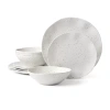 Oneida Terrazzo 12-pc. Melamine Dinnerware Set In White