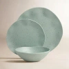 Oneida Terrazzo Melamine 12 Piece Dinnerware Set In Mint