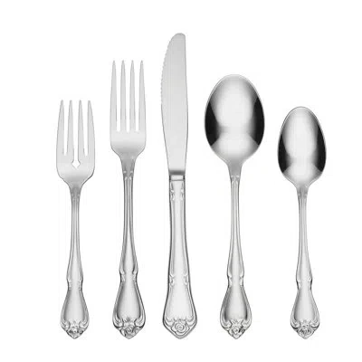 Oneida True Rose 20 Piece Everyday Flatware Set