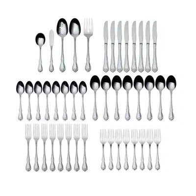 Oneida True Rose 45 Piece Everyday Flatware Set