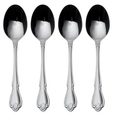 Oneida True Rose Everyday Flatware Dinner Spoons