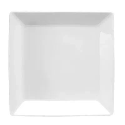 Oneida Tundra Square Plates, 9 7/8", By  In Warm White