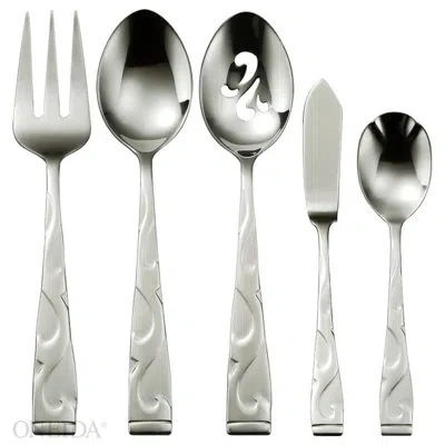 Oneida Tuscany 5 Piece Flatware Serving Set, 18/0 Stainless Steel