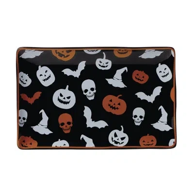 Oneida Vintro Halloween Hors D'oeuvres Tray In Ivory