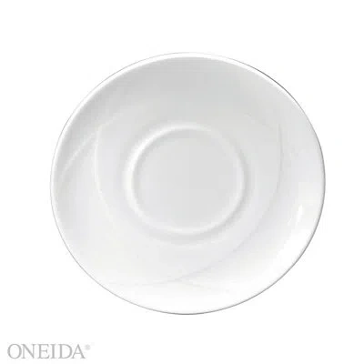 Oneida Vision Saucer, 6 1/4 In By  (case Of 36) (bone China) In White