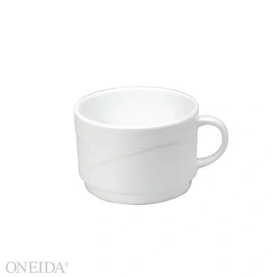 Oneida Vision Stacking Cups, 8.5 Oz, Bone China By  In Bone White
