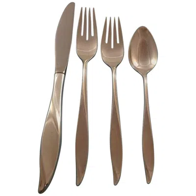 Pre-owned Oneida Vivant By  Sterling Silver Flatware Set Service Mid-century Modern 34 Pcs In Brown
