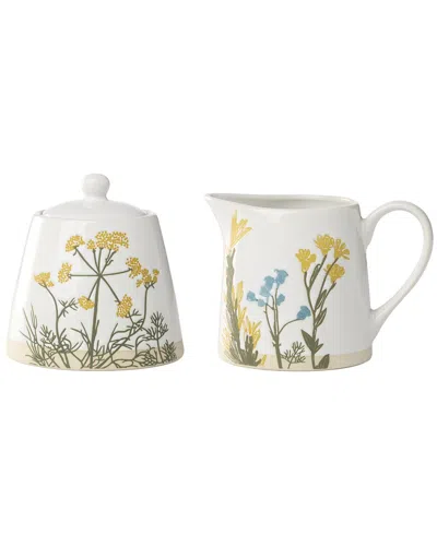 Oneida Wildflowers 2pc Sugar & Creamer Set In Multi