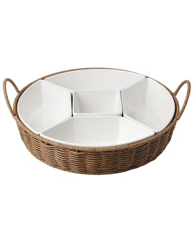 Oneida Willow & White 6pc Serving Set In Multi