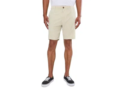 O'neill 18 Reserve Light Check Ew Shorts Men's Shorts Light Khaki: Sm (26-28" Waist) 8 In White