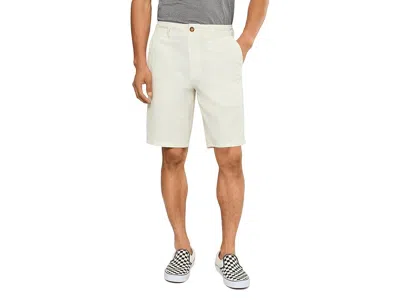 O'neill 20 Portola Slub Check Shorts Men's Shorts Tofu: 28 10 In White