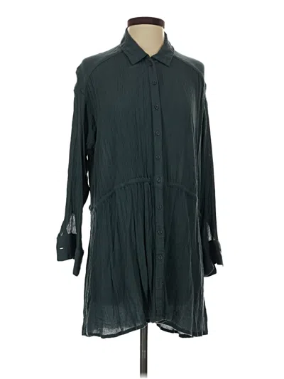 Pre-owned O'neill 3/4 Sleeve Blouse In Green