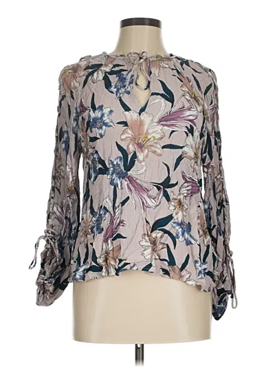 Pre-owned O'neill 3/4 Sleeve Blouse In Ivory