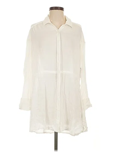 Pre-owned O'neill 3/4 Sleeve Blouse In Ivory