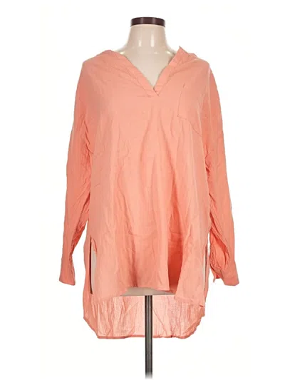Pre-owned O'neill 3/4 Sleeve Blouse In Orange