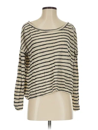 Pre-owned O'neill 3/4 Sleeve T-shirt In Brown