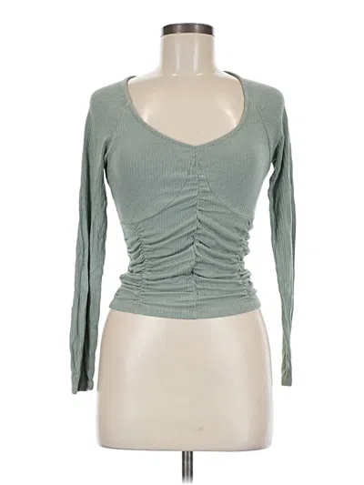 Pre-owned O'neill 3/4 Sleeve T-shirt In Green