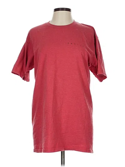 Pre-owned O'neill Active T-shirt In Burgundy